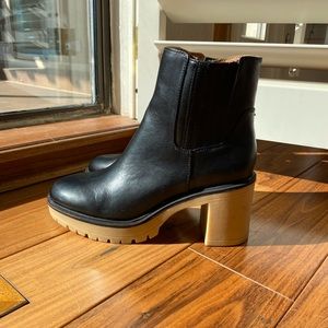 Black ankle boots
